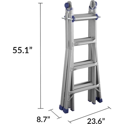 Cosco Articulating Multi-Position Ladder, 18ft., Model# 20918T1ASN