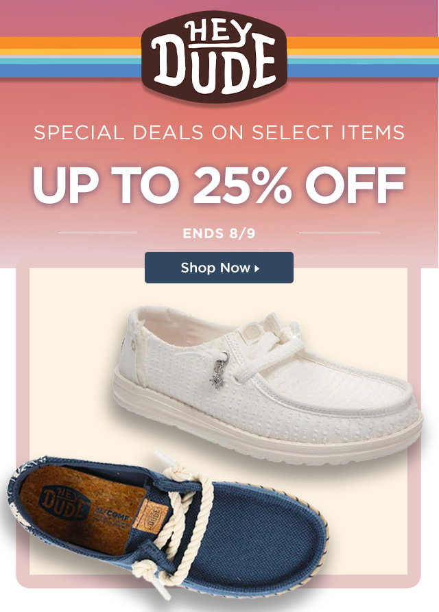 Shop Hey Dude Deals
