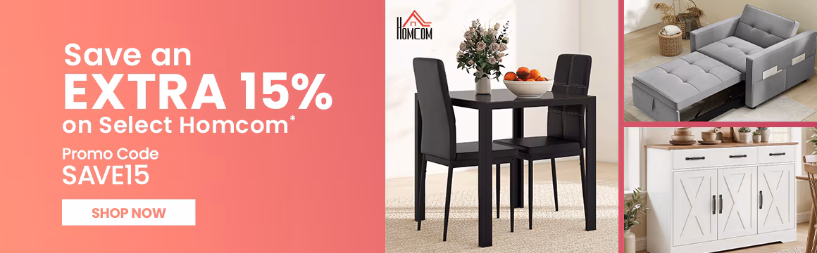 CORP Extra 15% off Select Homcom