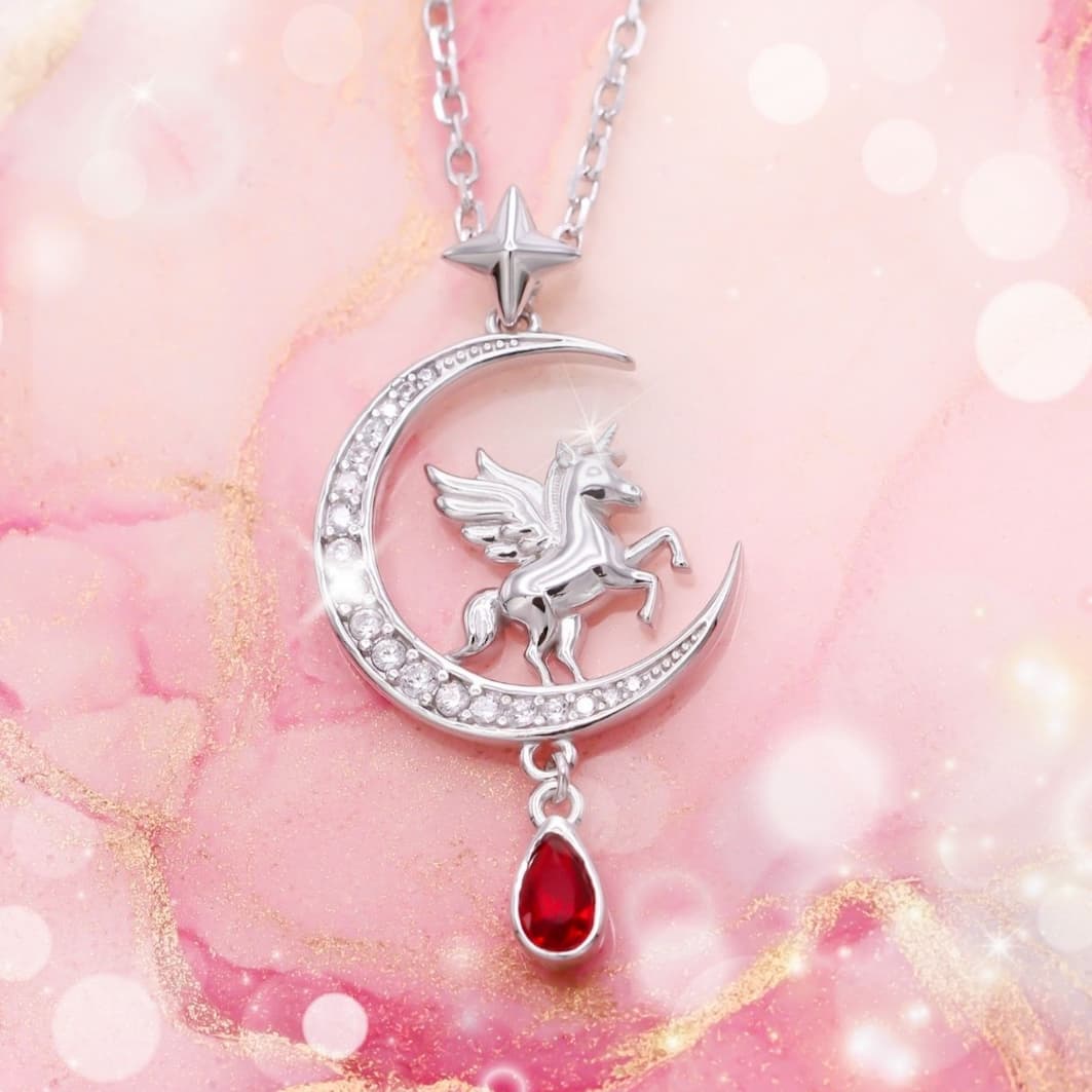 promo picture unicorn necklace