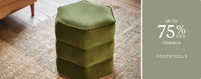 Footstools clearance