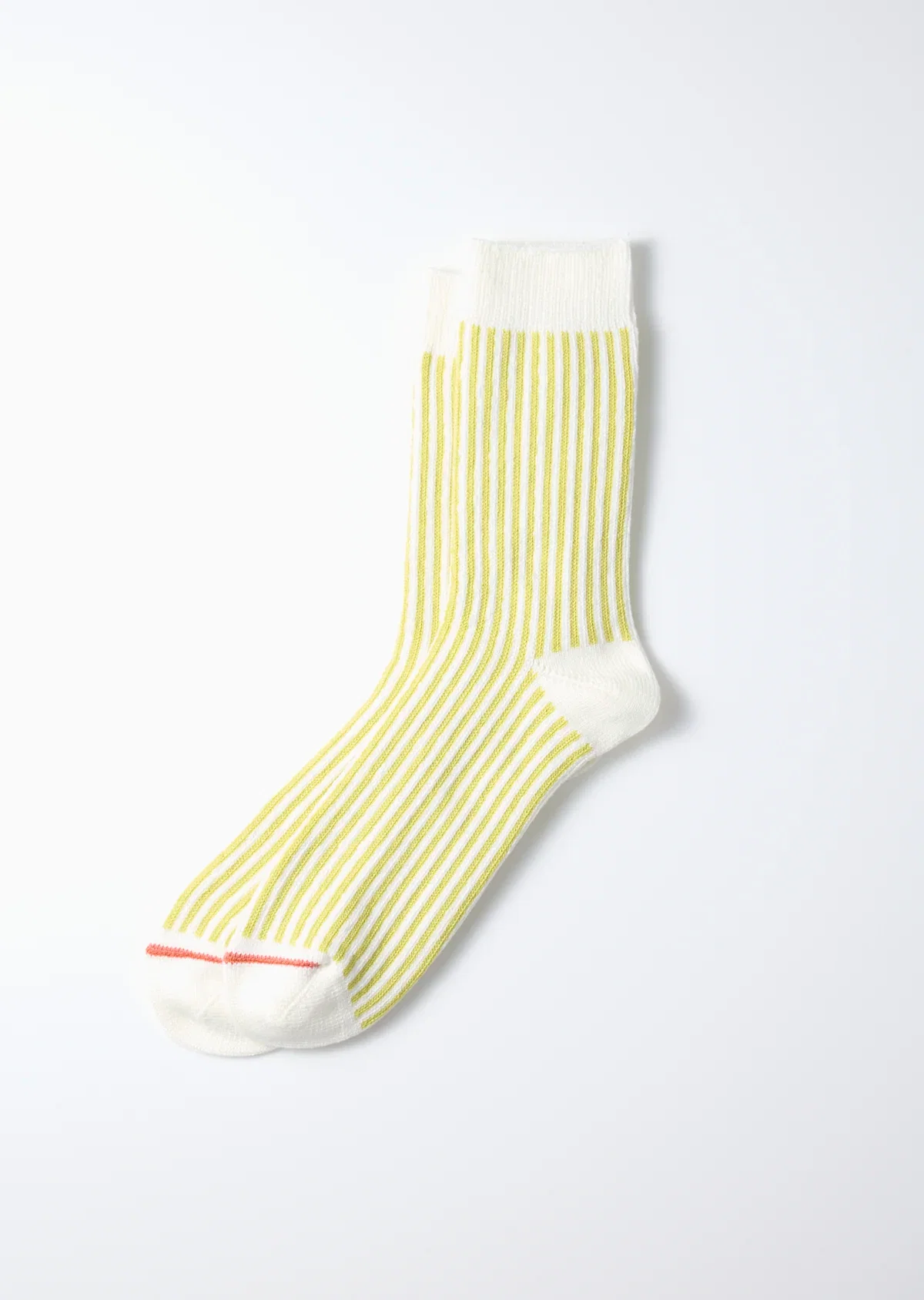 Image of Vertical Stripe Socks - Lime