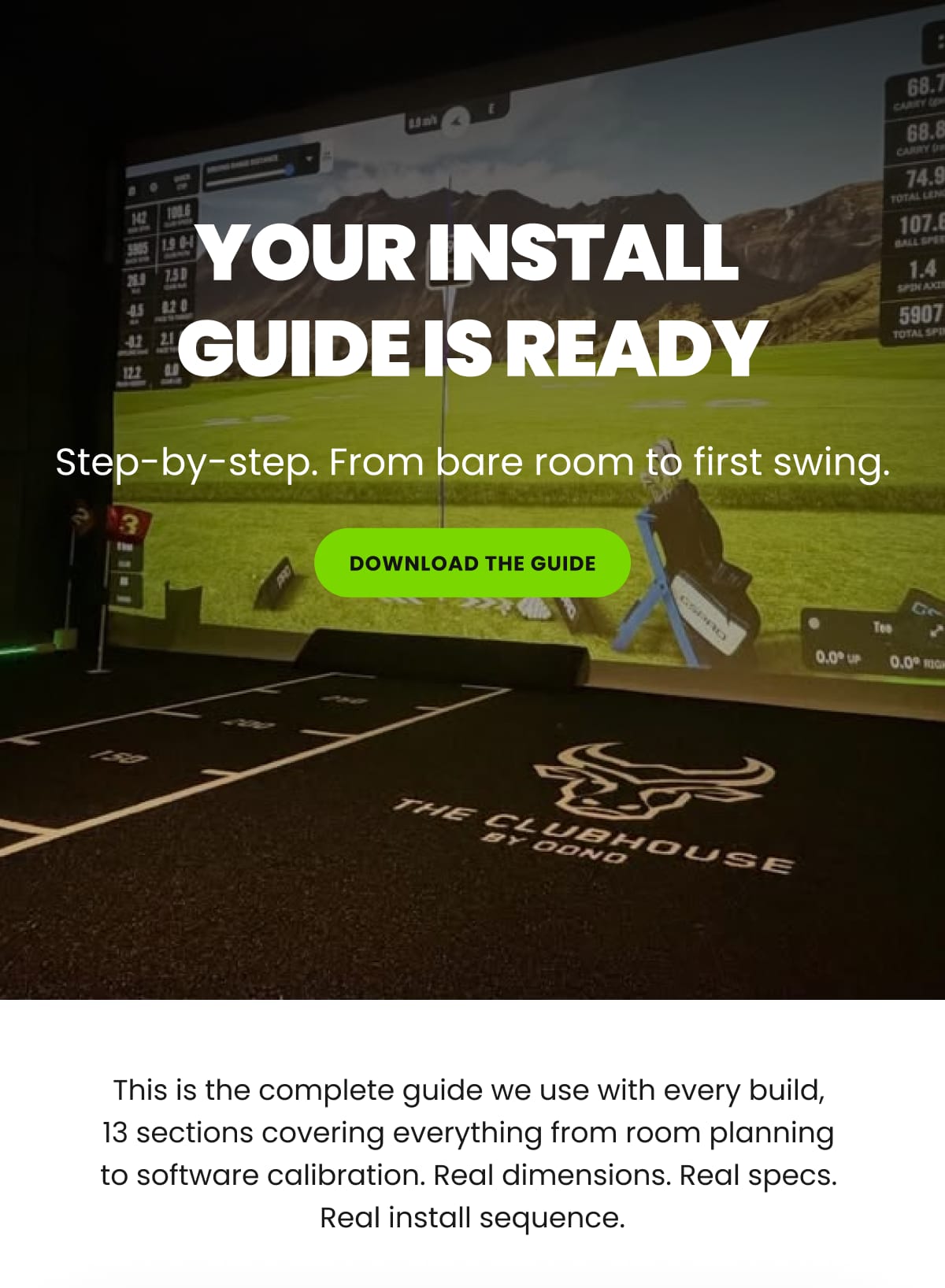 Your Install  Guide is Ready