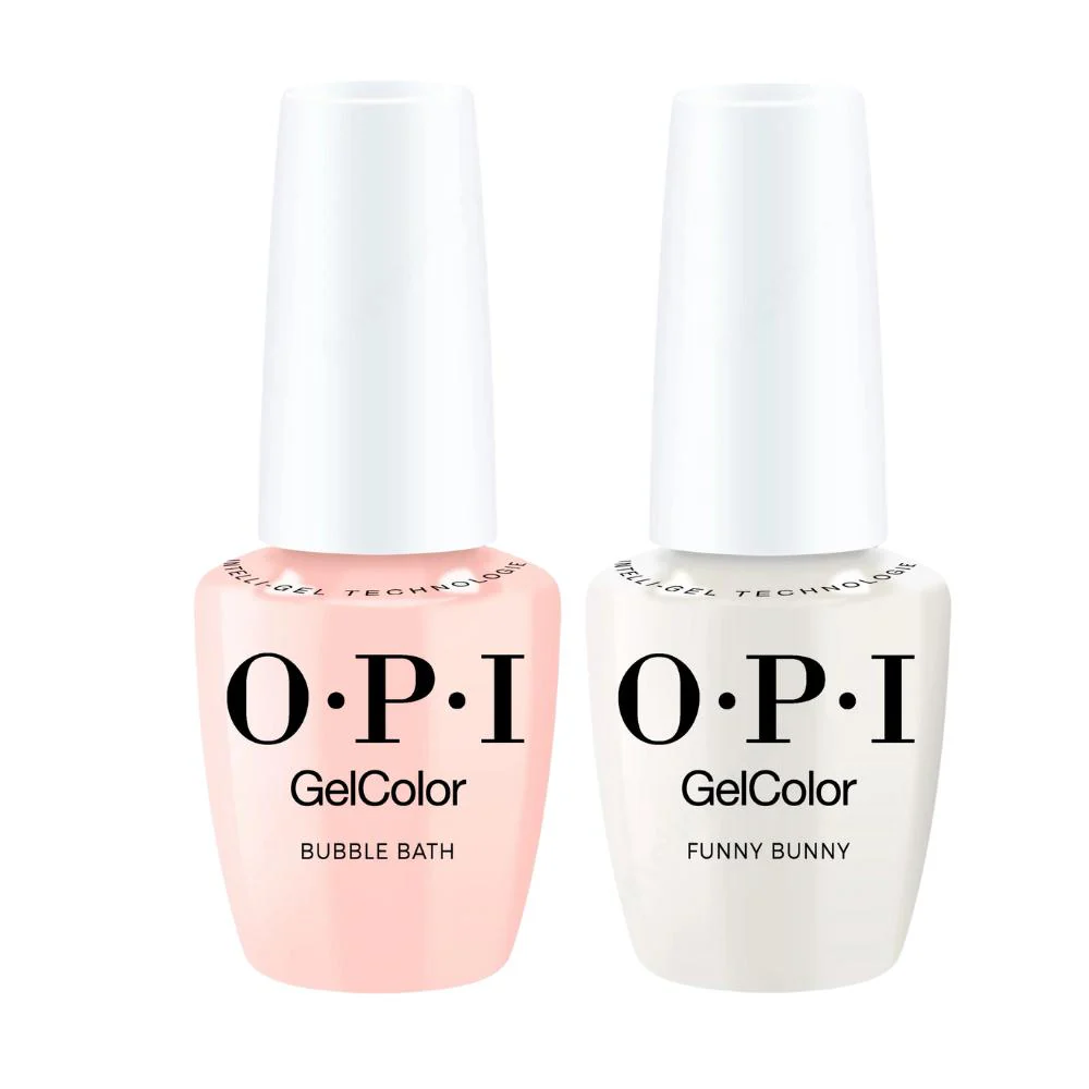 Image of OPI GelColor Intelli-Gel Combo - Bubble Bath & Funny Bunny 2-Pc Set