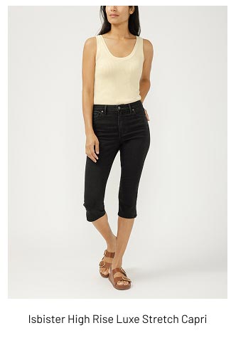Isbister High Rise Luxe Stretch Capri