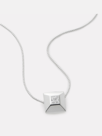 Halo Cubic Zirconia Necklace