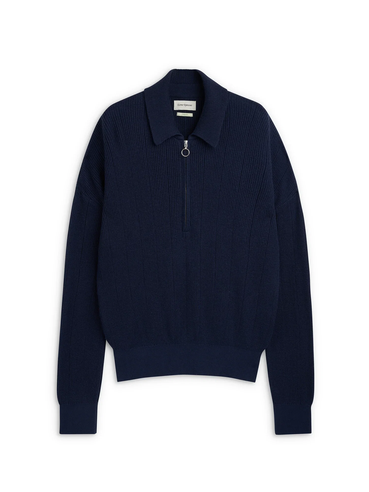Image of Brice Half Zip Jumper Overton Navy