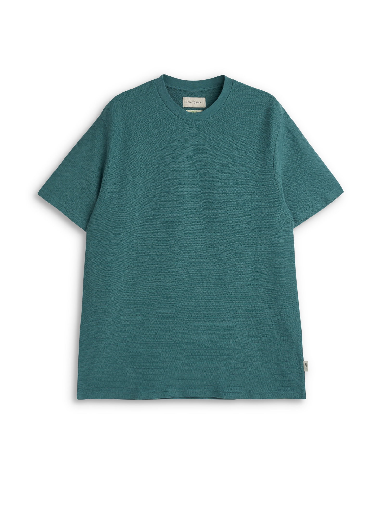 Image of Lynton Crew Neck T-Shirt Coburn Teal