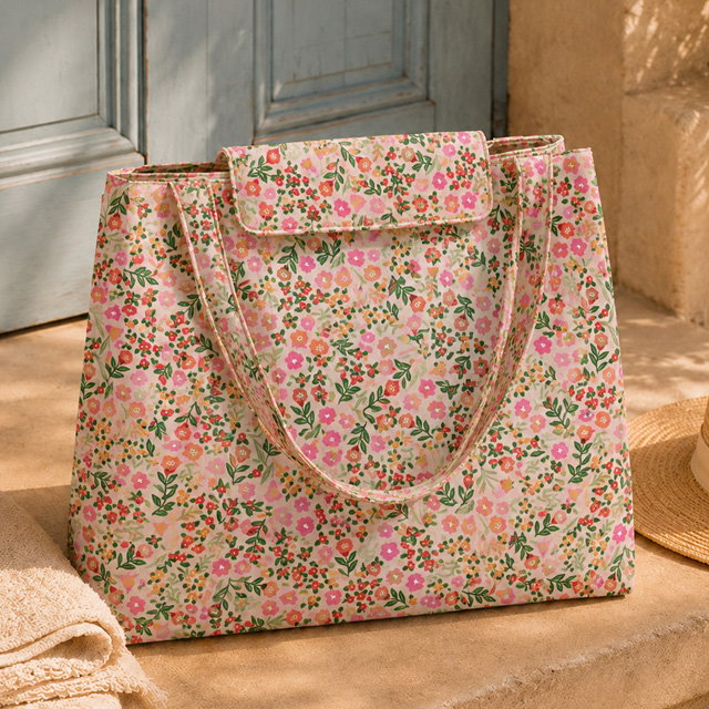 Kit Couture Craftine Sac isotherme Lunch Bag Flower