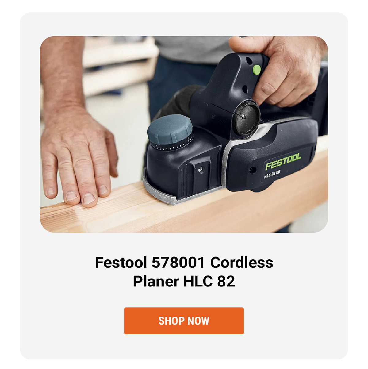 Festool 578001 Cordless Planer HLC 82