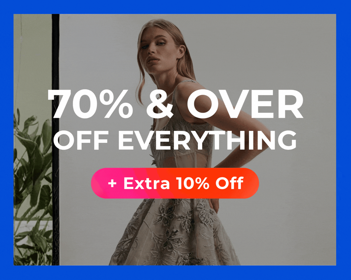 OUTLET 70% % OVER OFF