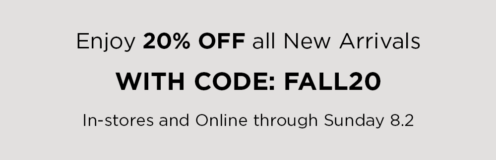 Shop The First Edit of FW26