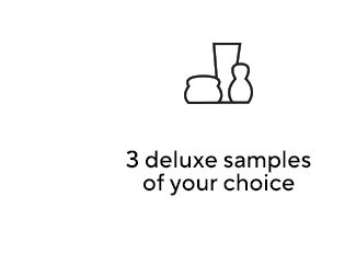 3 deluxe samples of your choice