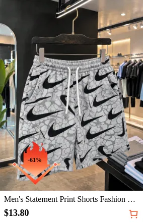 Men s Statement Print Shorts...