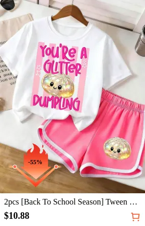 2pcs [Back To School Season] Tween...