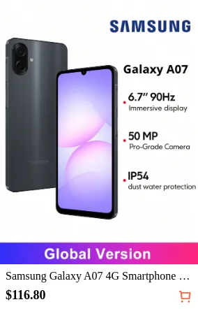 Samsung Galaxy A07 4G Smartphone...