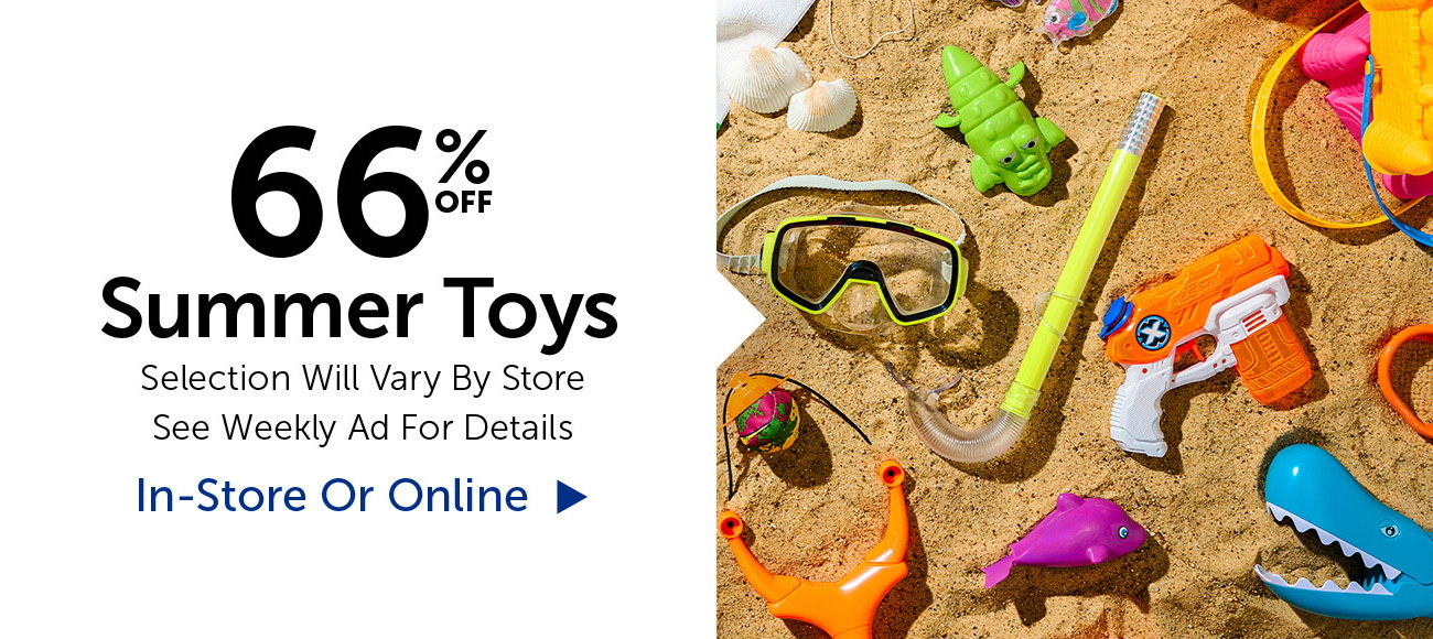 50% Off Summer Toys - Select Categories