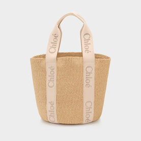 CHLOÉ Woody Large Basket Tote Bag