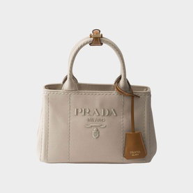 PRADA Jardinière Canvas Mini Bag