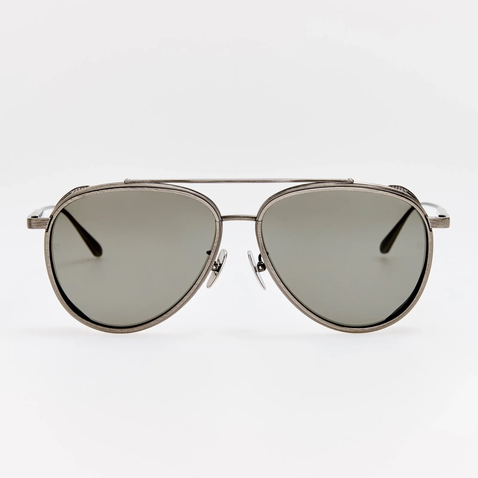 Image of Cortes Explorer Sunglasses in Antique White Gold and Grey