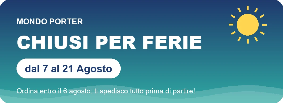 Chiusi per ferie dal 7 al 21 agosto