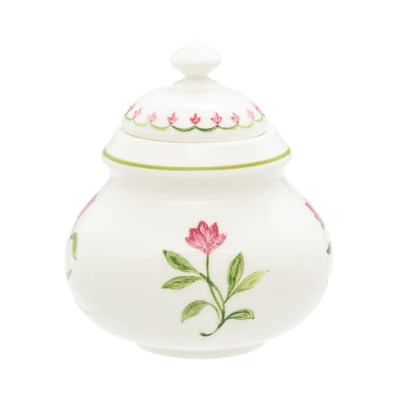 Image of Marguerite Pink Sugar Bowl