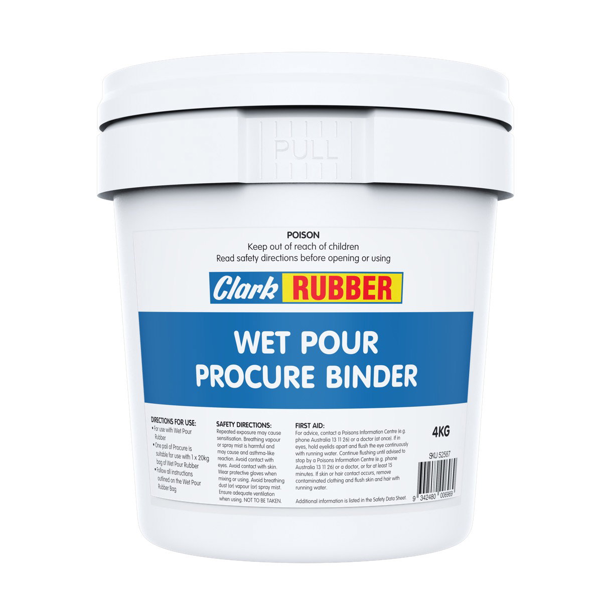 Clark Rubber Wet Pour Procure Rubber Binder