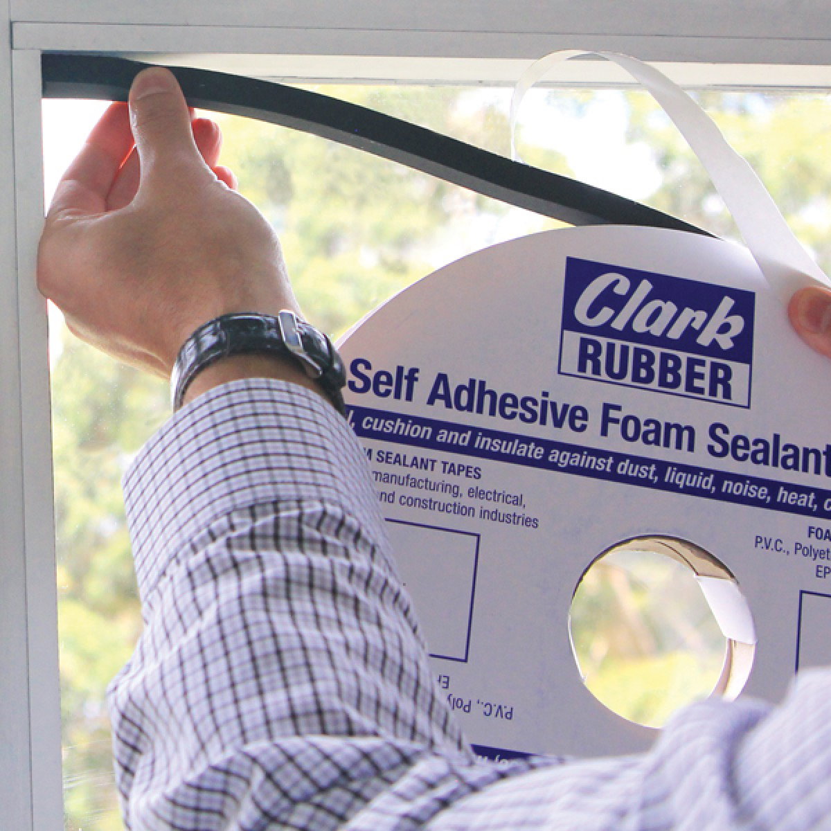 Clark Rubber EPDM414 Supersoft Self Adhesive Tape 3mm