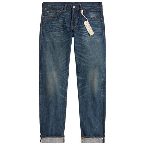 RRL by Ralph Lauren Slim Fit Ridgecrest Selvedge Jean - Blue