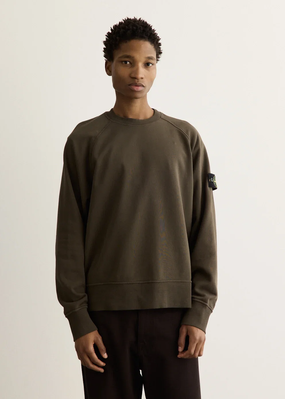 Image of Overdyed Oversized Badge Crew