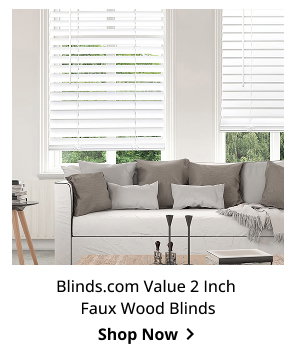 Blinds.com Value 2 Inch Faux Wood Blinds | Shop Now >