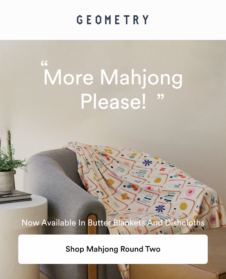 The Mahjong Collection. "Only Tea Towels?! We Need More!" Shop Mahjong Round Two