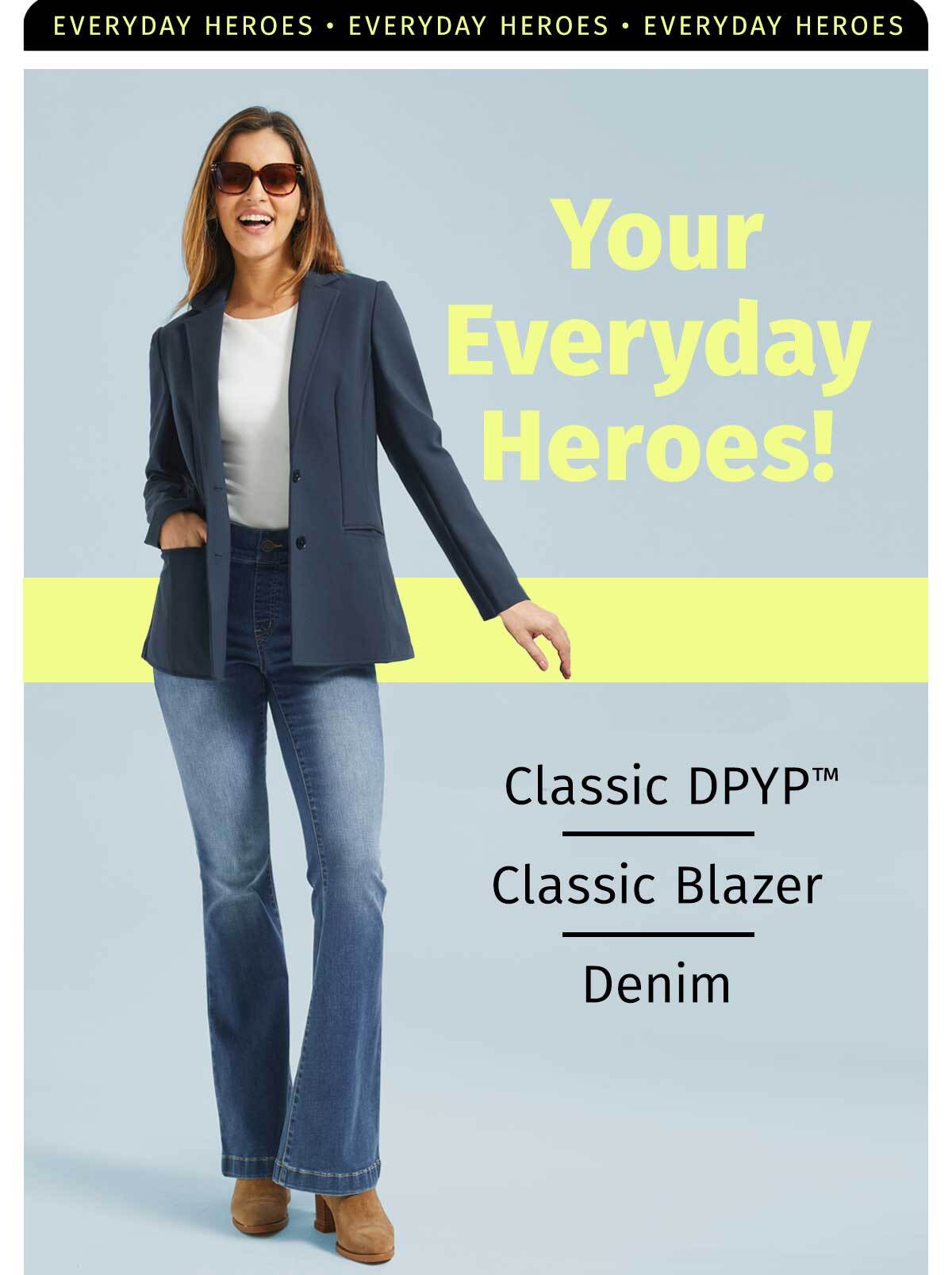 YOUR EVERYDAY HEROES! CLASSIC DPYP CLASSIC BLAZER DENIM 