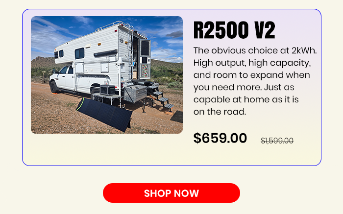 R2500 V2 Portable Power Station | 2500W 1920Wh