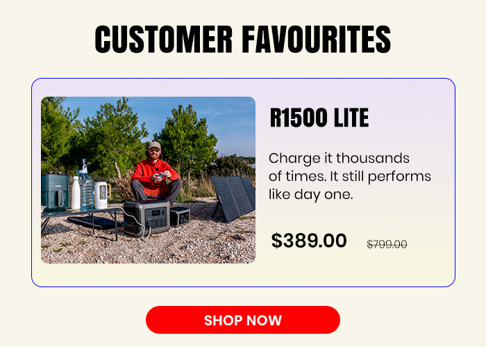R1500 LITE Portable Power Station | 1600W 1056Wh