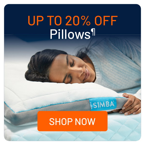 Up to 20% off pillows
