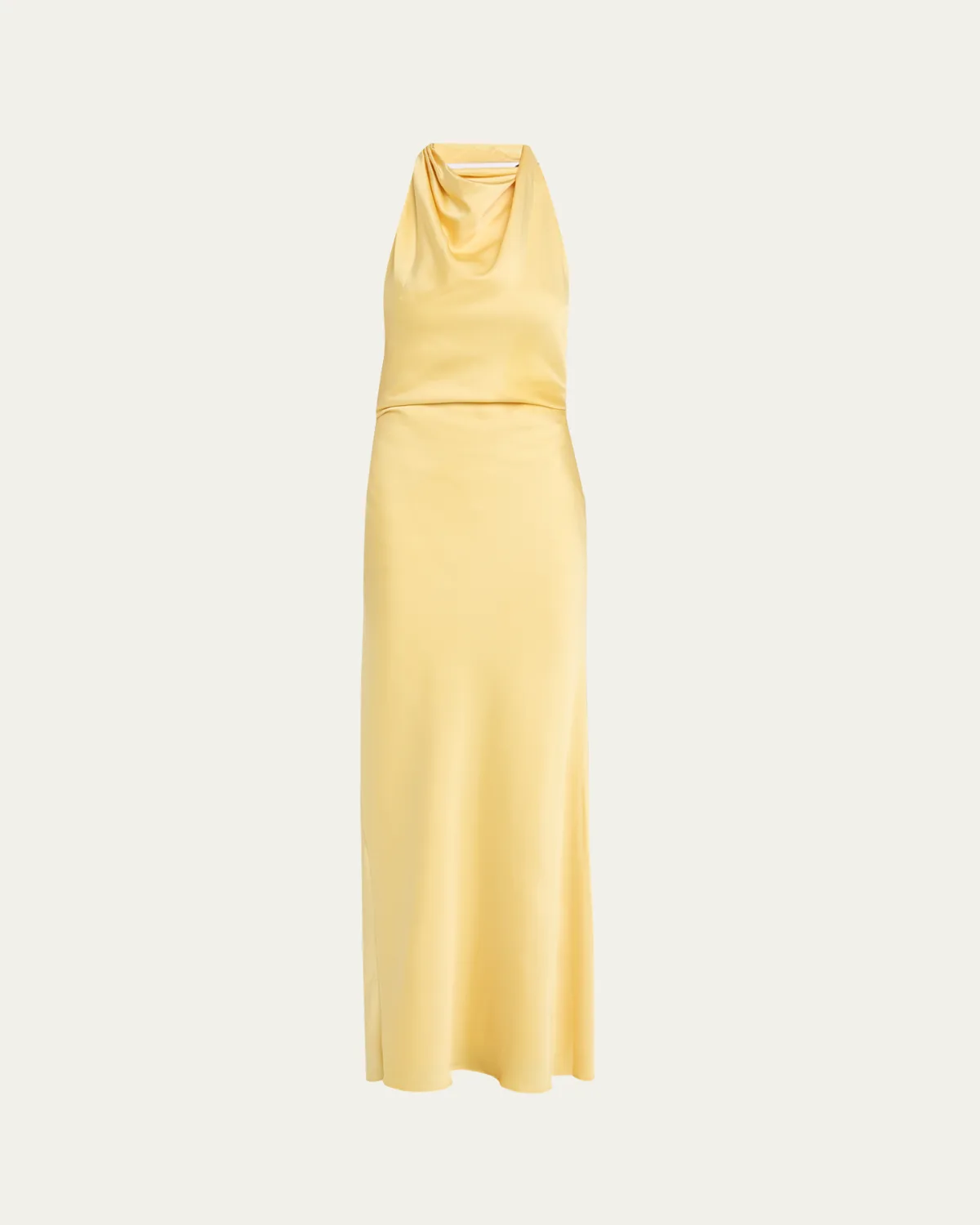 Reannon Satin Halter Dress