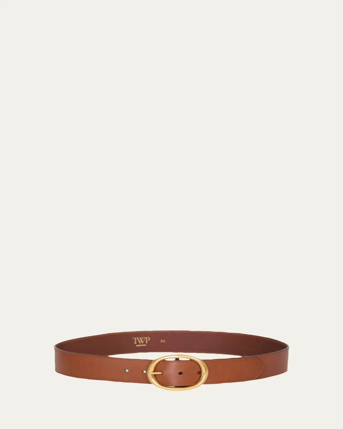 Wide Vachetta Leather Belt