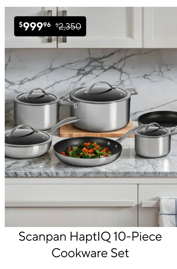 Scanpan HaptIQ 10-Piece Cookware Set