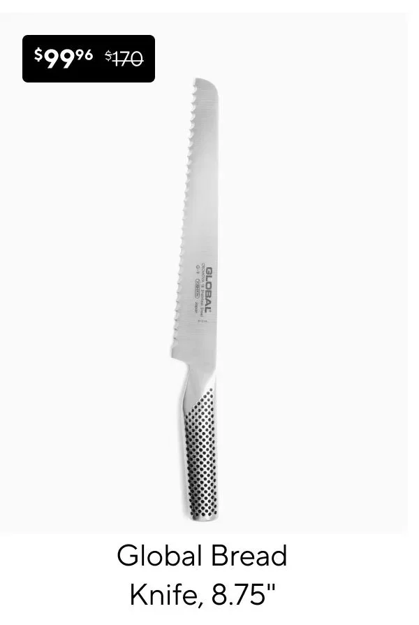 Global Bread Knife, 8.75