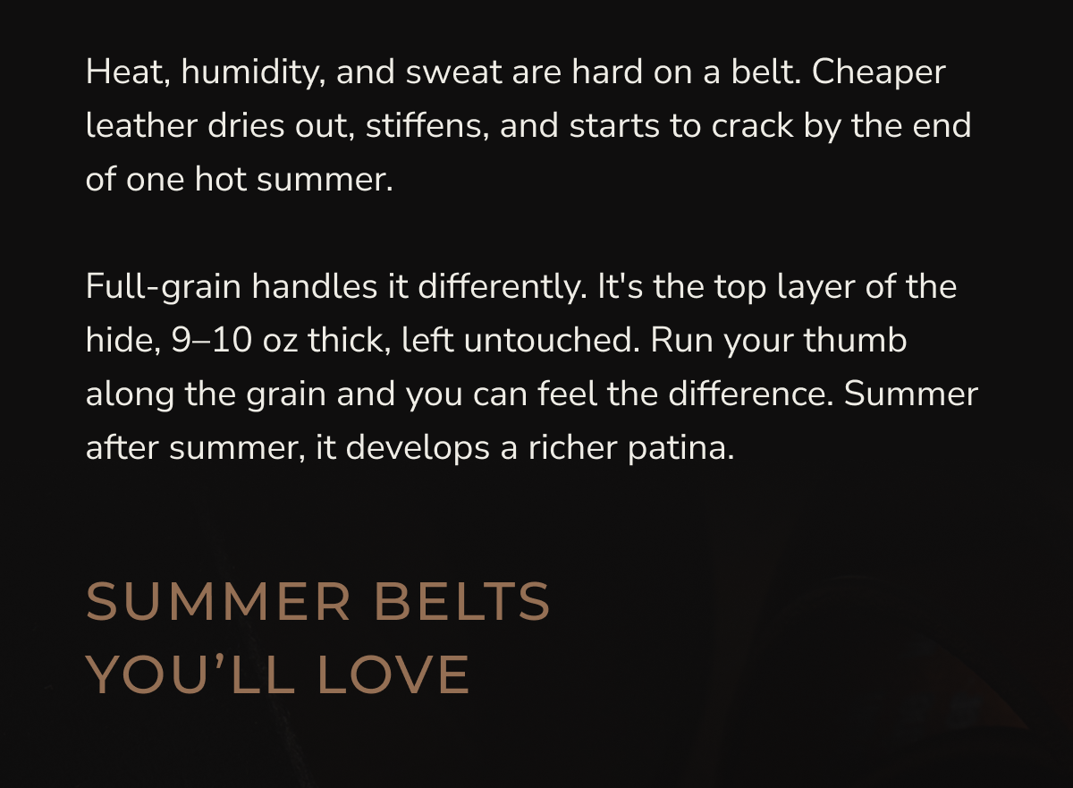Summer belts you’ll love