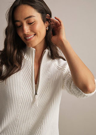 Mariner Shaker Quarter-Zip Sweater