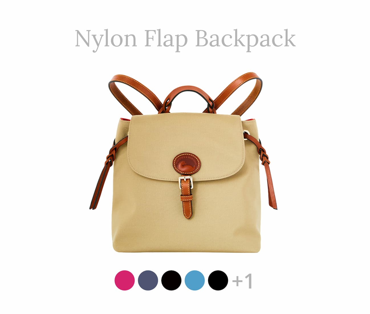Nylon Flap Backpack