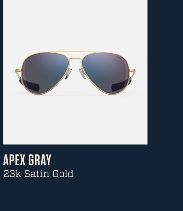 Concorde - 23k Satin Gold & Apex Gray
