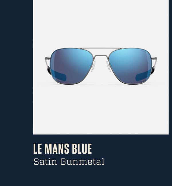 Aviator - Satin Gunmetal & Le Mans Blue