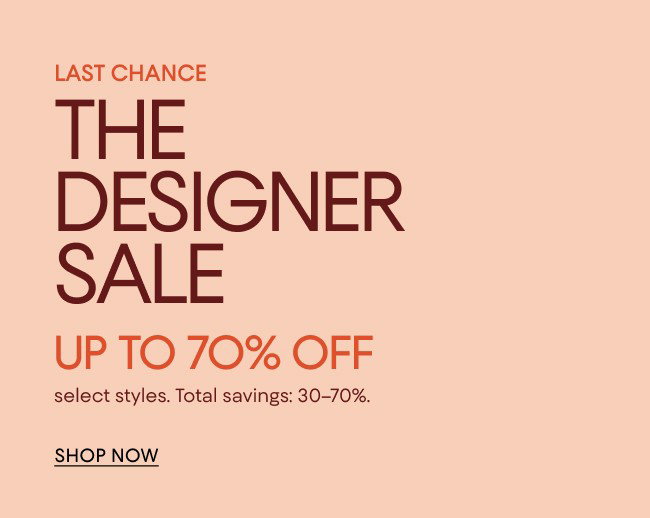 The Designer Sale up to 70% Off