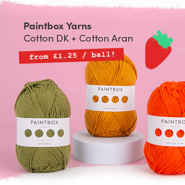 Paintbox Yarns Cotton DK + Cotton Aran Packs from £1.25 per ball