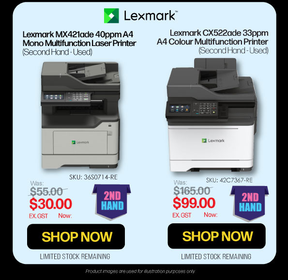 Shop 2nd Hand Lexmark MX421ade & CX522ade Printers + More Lexmark