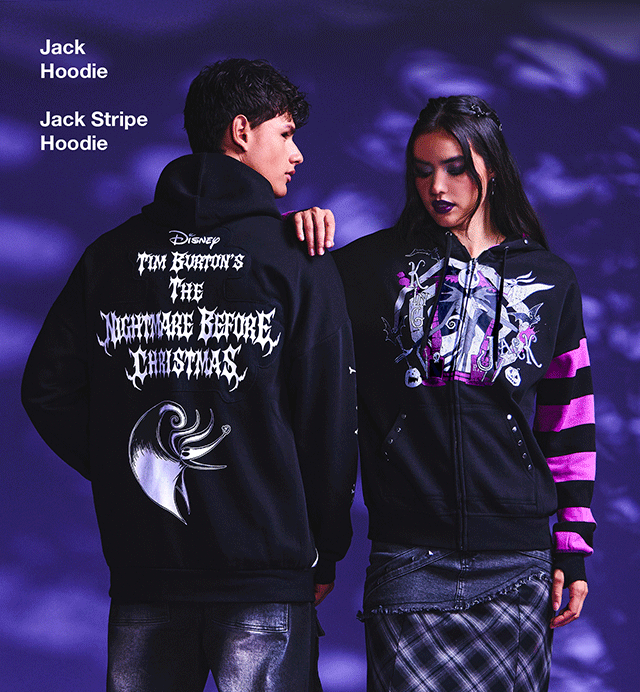 Jack Hoodie and Jack Stripe Hoodie