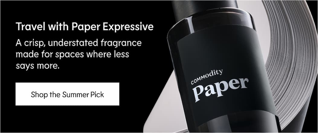 Travel with Paper Expressive - A crisp, understated fragrance made for spaces where less says more. | Shop the Summer Pick